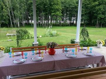 Фото номера Вилла Загородные дома Lakeshore house г. Dvarčėnai 42