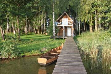 Фото номера Вилла Загородные дома Lakeshore house г. Dvarčėnai 53